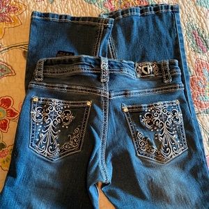 Girls cowgirl hardware bootcut jeans